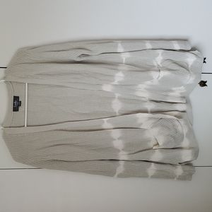 XL subtle tie dye detail cardigan